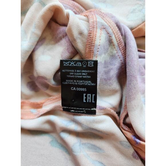 Isabel Marant Jadessi Floral-Print Strappy Cutout Midi Dress Sz 42 US 10 #1H504 - Picture 12 of 13